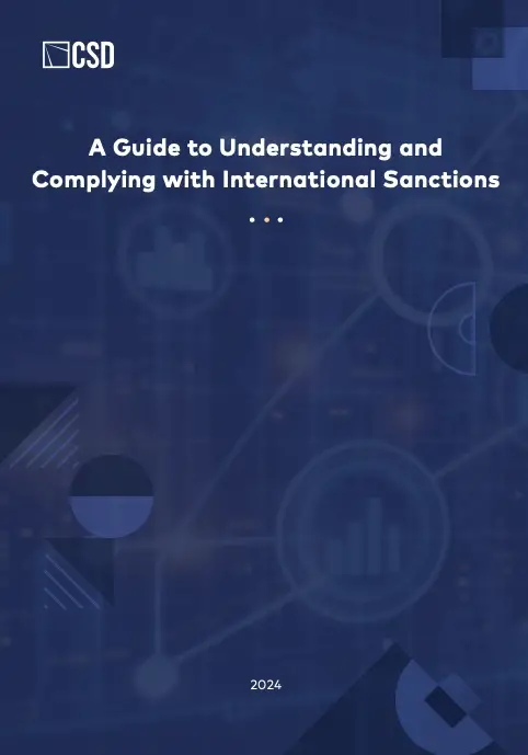 A Guide to Understanding and Complying with International Sanctions